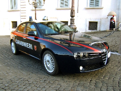 Служебная машина карабинеры Альфа Ромео-Alfa_Romeo159_carabinieri police car