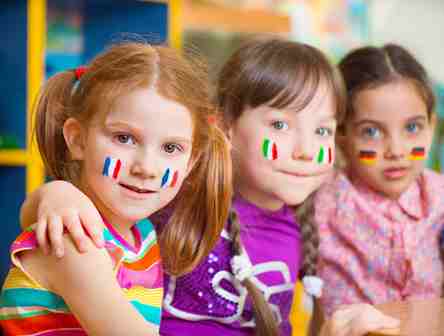  Children In A Foreign Language School