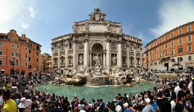 Фонтан треви в Риме-the_Trevi_fountain_in_Rome