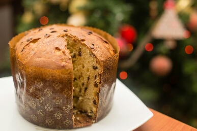 Панеттоне, итальянский десерт Рождества-Panettone-italian_Christmas_sweet_bread