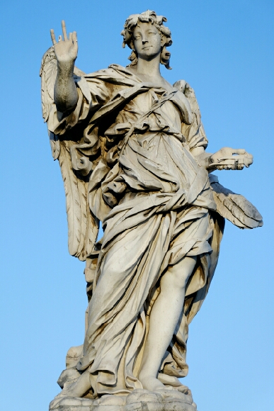 Ангел с гвоздями у моста Сант-Анджело в Риме-Angel with the nails