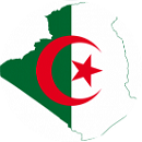 Map Of Algeria Flag 2