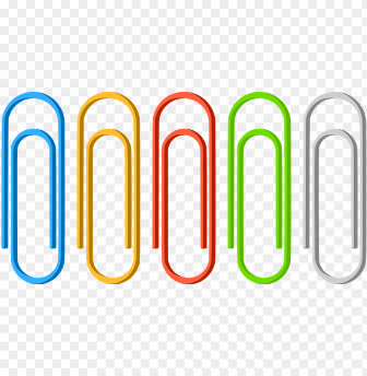 Paperclips In Different Colours