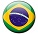 Round Brazilian Flag
