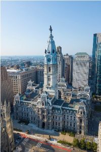 Statute Of William Penn On Top Of The Philadelphia City Hall