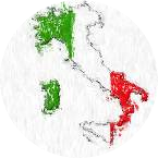Italy Painted Flag Map Antony Mcaulay